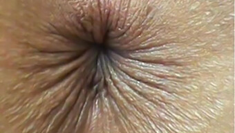 Close-Up Intenso De Um Jogo Anal Na Webcam