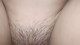 Amateur Teen Enjoys A Hairy Vagina