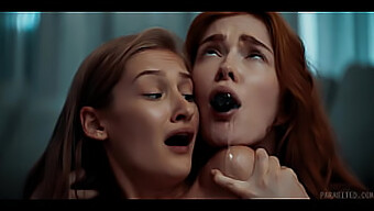 Two Girls Indulge In Bdsm And Facefuck With Jia Lissa, Who Is Possessed By An Alien Parasite